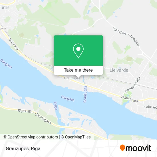 Graužupes map