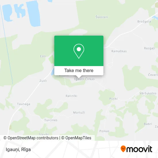 Igauņi map
