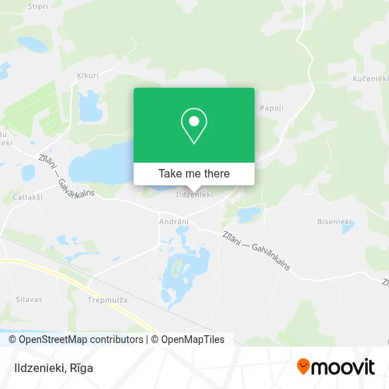 Ildzenieki map