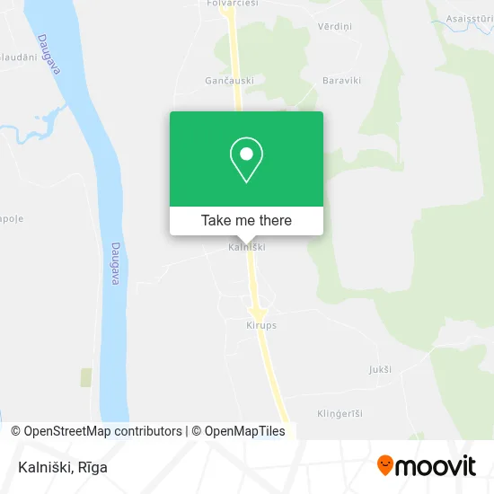 Kalniški map