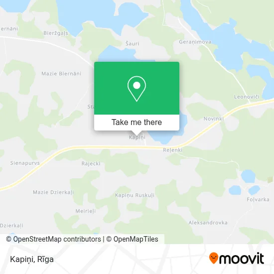 Kapiņi map
