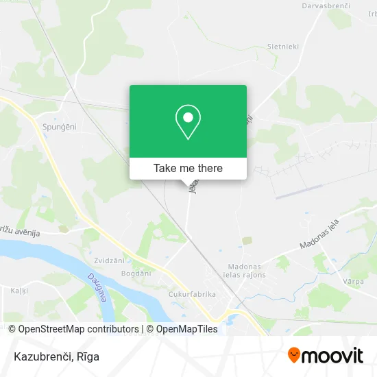 Kazubrenči map