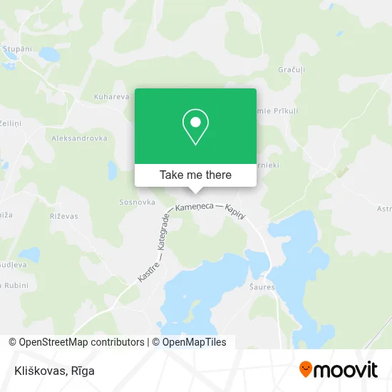 Kliškovas map