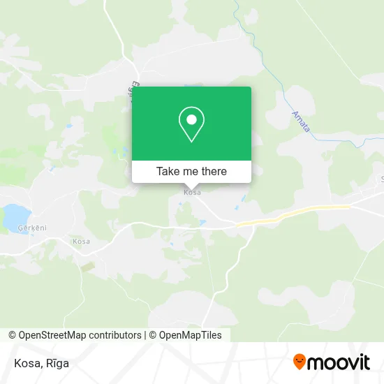 Kosa map