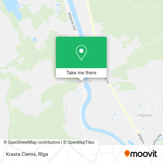 Krasta Ciems map