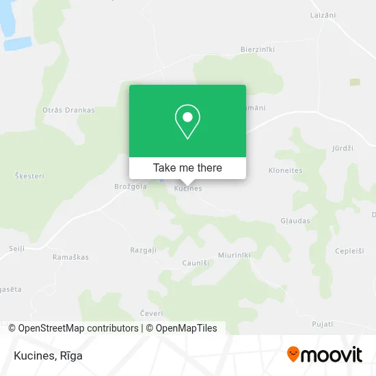 Kucines map