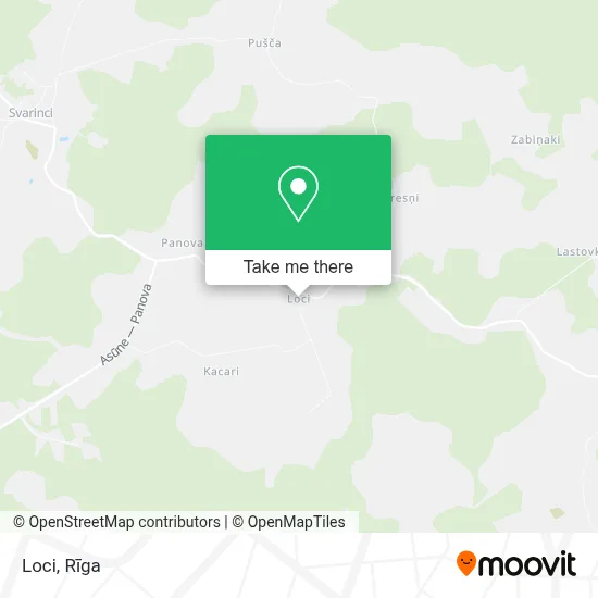 Loci map