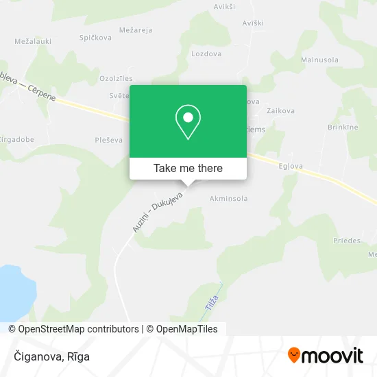 Čiganova map