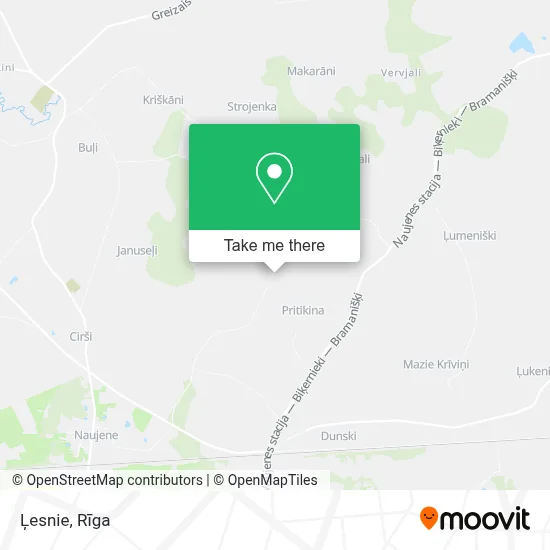 Ļesnie map