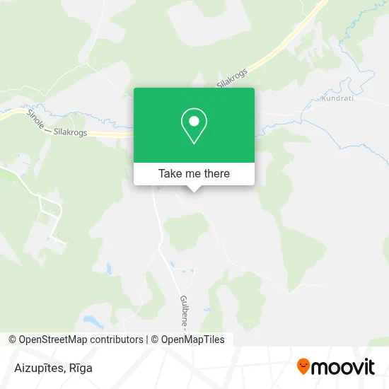 Aizupītes map