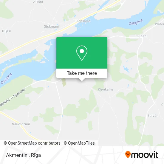 Akmentiņi map