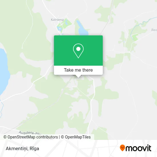 Akmentiņi map