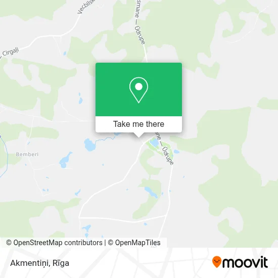 Akmentiņi map