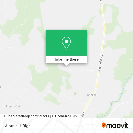 Alotnieki map