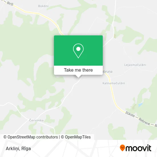 Arkliņi map