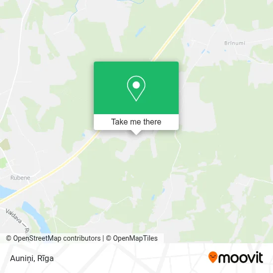 Auniņi map