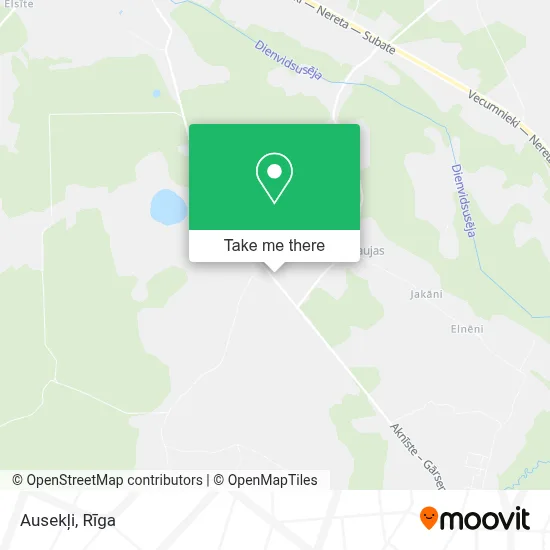 Ausekļi map