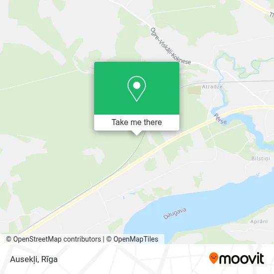 Ausekļi map