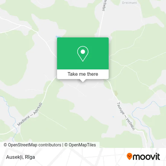 Ausekļi map