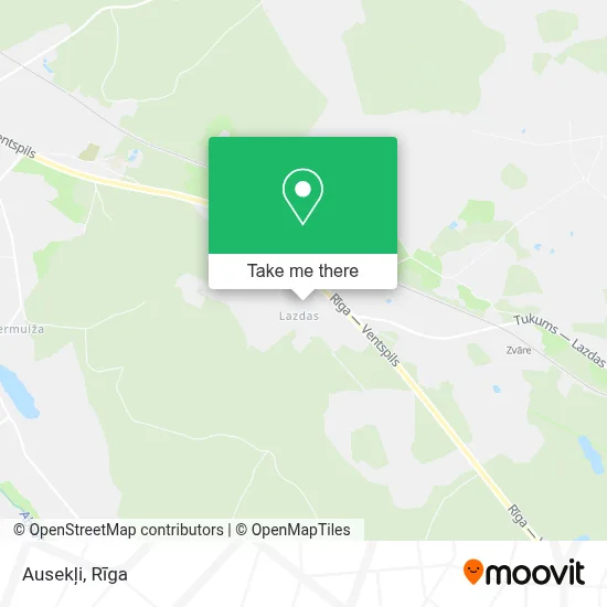 Ausekļi map