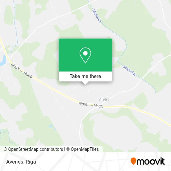 Avenes map