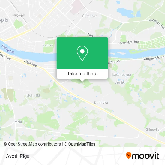 Avoti map