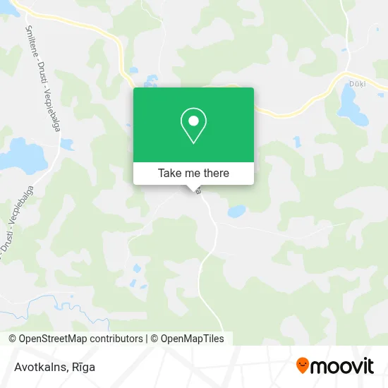 Avotkalns map