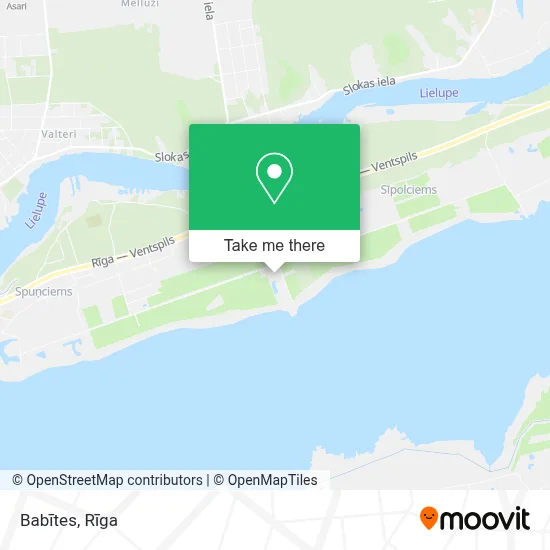 Babītes map