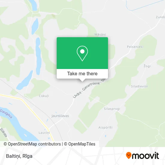 Baltiņi map