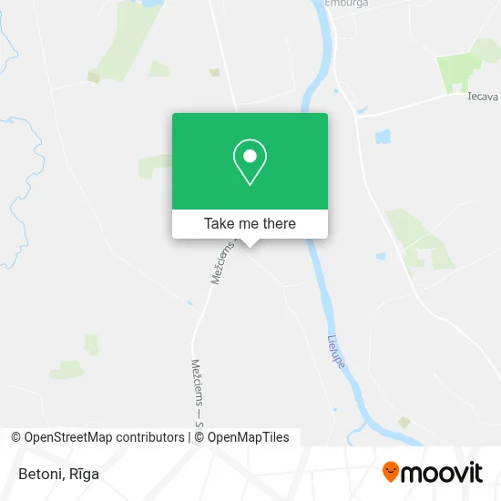 Betoni map