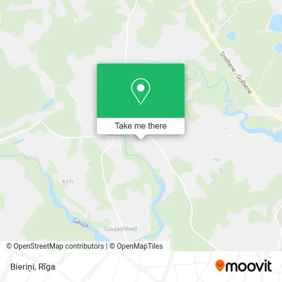 Bieriņi map