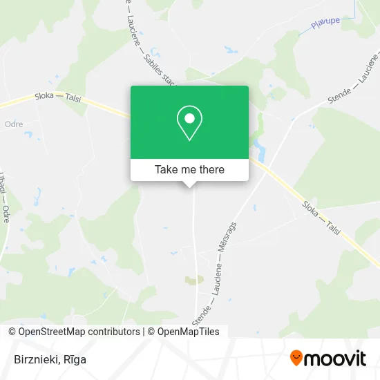 Birznieki map