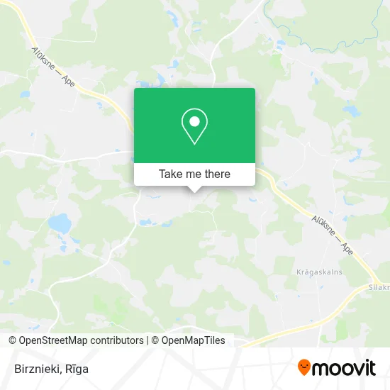 Birznieki map
