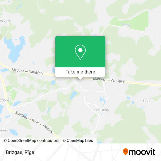 Brizgas map