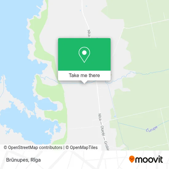 Brūnupes map