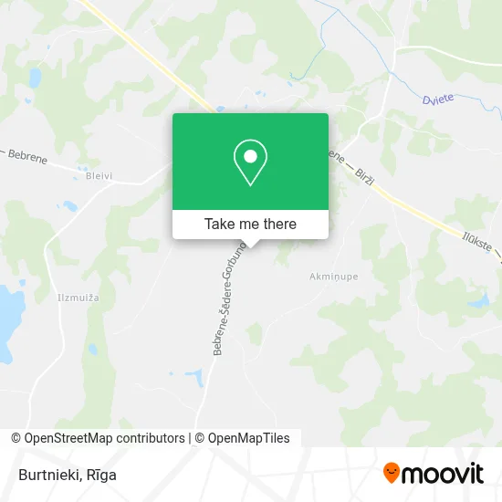 Burtnieki map