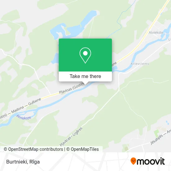 Burtnieki map