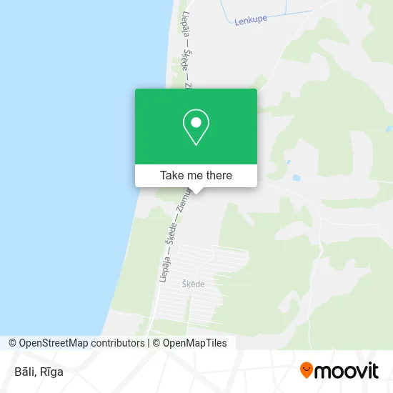 Bāli map