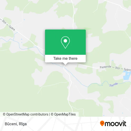 Būceni map