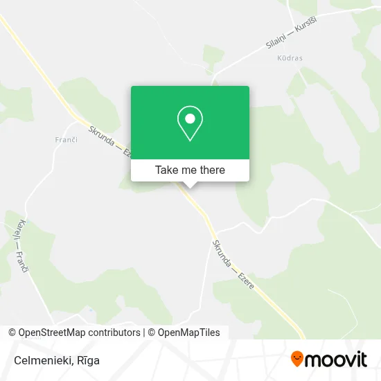 Celmenieki map