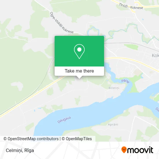 Celmiņi map