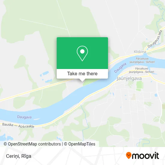 Ceriņi map