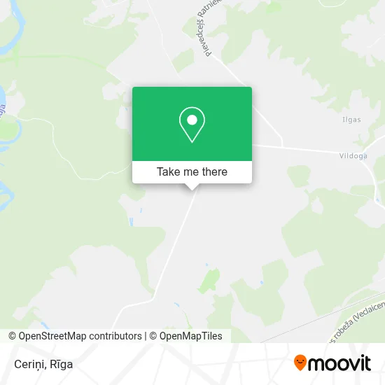 Ceriņi map