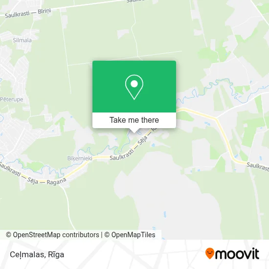 Ceļmalas map