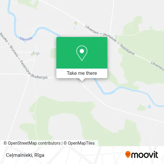 Ceļmalnieki map