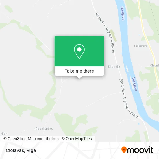 Cielavas map