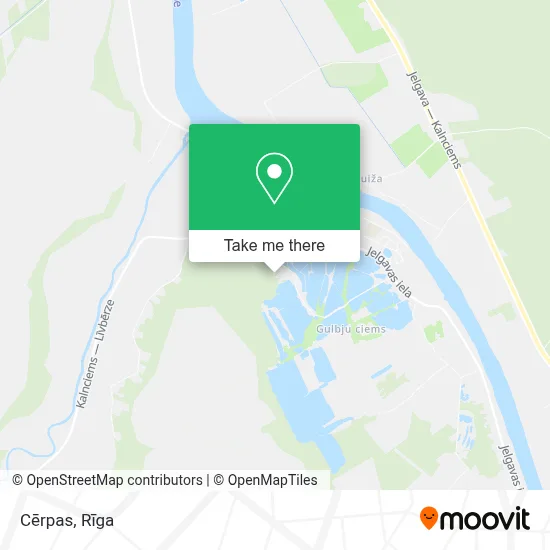 Cērpas map