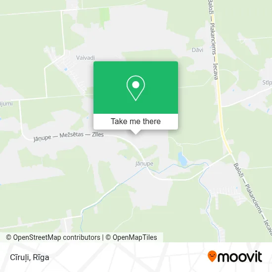 Cīruļi map