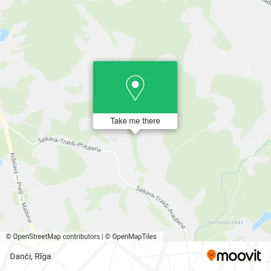 Danči map