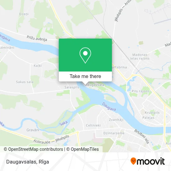 Daugavsalas map